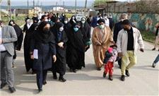 معاون رئیس‌جمهور از محله آسیب‌پذیر نوبنیاد ساری دیدن کرد