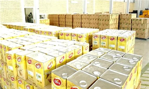 کشف حدود 2 تن روغن جامد از یک انبار در شیروان