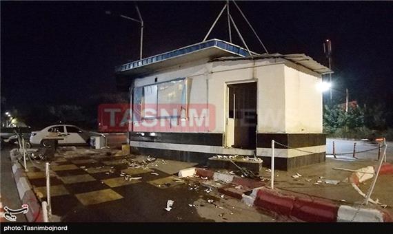 آشوبگران اموال عمومی و پرچم‌های عزاداری را در بجنورد به آتش کشیدند