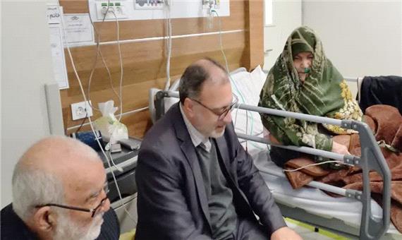 مدیرکل بنیاد آذربایجان شرقی به عیادت مادر شهیدان «محمدپور صبور» رفت