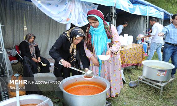برگزاری جشنواره آش در روستای ارکان بجنورد