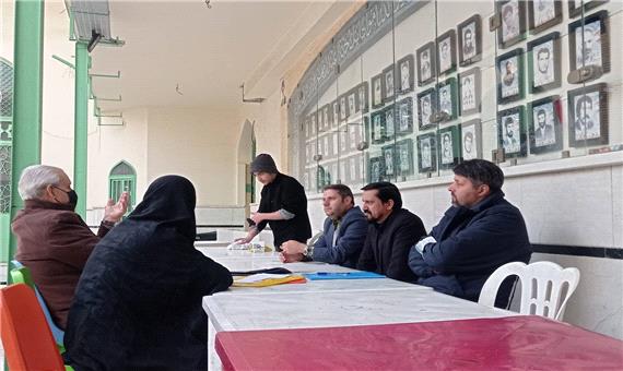 برپایی میز خدمت به مناسبت دهه فجر انقلاب اسلامی در تهران