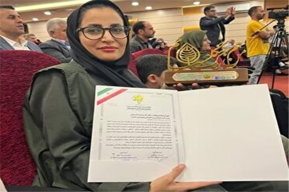 رئیس اداره منابع طبیعی شهرستان ششتمد، بانوی جنگلبان نمونه کشوری