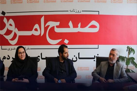دیدار مدیرکل آموزش و پرورش خراسان رضوی با مجموعه خبرگزاری «صبح امروز» به مناسبت گرامیداشت روز خبرنگار