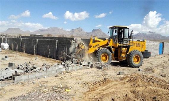 رفع تصرف 8 هکتار از اراضی ملی بخش احمدی شهرستان حاجی آباد