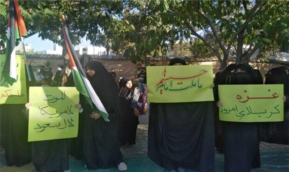 تجمع در حمایت از مردم غزه و فلسطین در مشهد