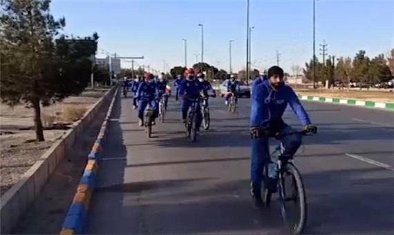 آغاز سفر کاروان دوچرخه سواران رضوی از نردین به مشهد