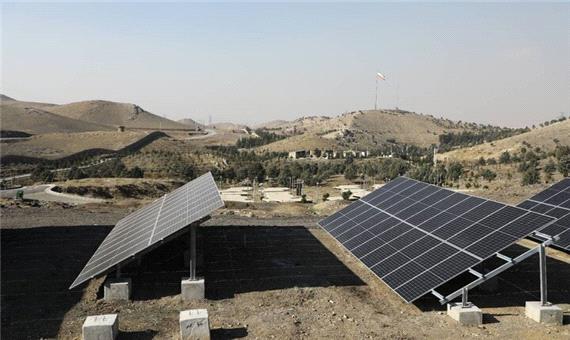 بهره‌برداری از نیروگاه خورشیدی 130 کیلوواتی در بوستان جنگلی سرخه‌حصار