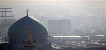 هوای کلانشهر مشهد برای سومین روز پیاپی آلوده است