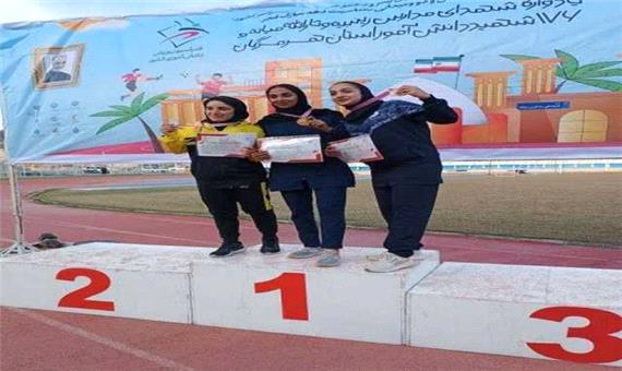 درخشش دختران دوومیدانی کار خراسان جنوبی در رقابت های قهرمانی کشور