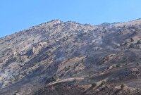 آتش سوزی در مراتع  شهرستان درگز