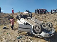 جان باختن راننده بر اثر واژگونی پژو پارس در جاده بام