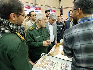 برپایی نمایشگاه حمایت از صنایع کوچک در نزدیکی بزرگترین معدن زیر زمینی مس کشور