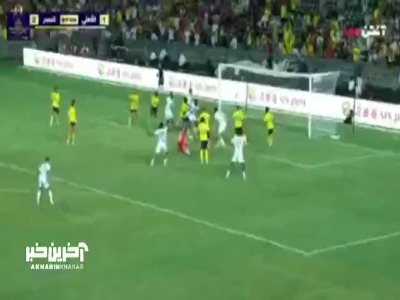 گل دوم الاهلی به النصر توسط ایبانیز در دقیقه ۸۸