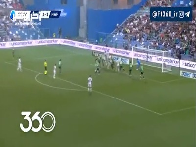 گل دوم ناپولی به ساسولو توسط دیبروینه در دقیقه ۵۷