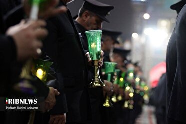 خطبه خوانی شب شهادت امام رضا (ع) در حرم رضوی