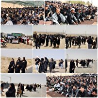 همایش بزرگ پیاده‌روی دلدادگان رضوی در شهرستان مرزی زیرکوه