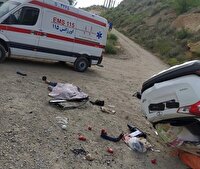 فوت پسربچه ۹ ساله در تصادف آمبولانس و پژو ۲۰۶