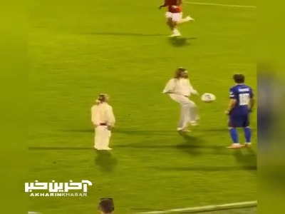 فوتبال خانوادگی لوکا مودریچ پس از مسابقه کرواسی و مونته‌نگرو
