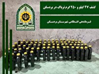کشف بیش از ۴۷ کیلوگرم تریاک در بردسکن