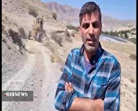 تسطیح ۳۰۰ کیلومتر جاده بین مزارع در شیروان