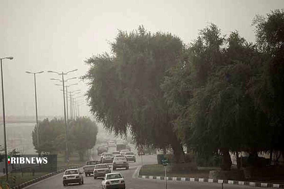 نفوذ توده گرد و خاک به خراسان شمالی