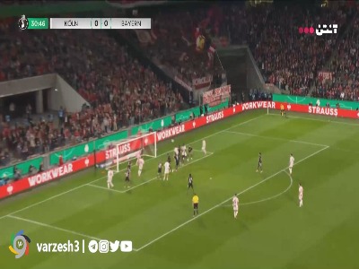 گل اول کلن توسط رگنار اچه در دقیقه ۳۱