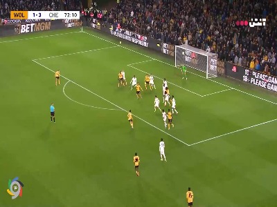 باز هم اوت دستی؛ گل دوم ولورهمپتون توسط دیوید ولف در دقیقه ۷۳