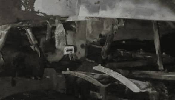 حریق یک دستگاه تریلر در نیشابور