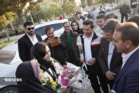 استقبال از نشان آوران بازی‌های آسیایی جودو در خراسان شمالی