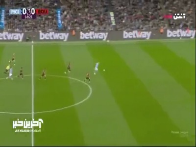 گل اول منچسترسیتی توسط ارلینگ هالند