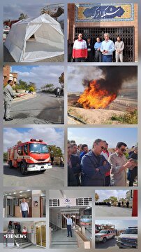 اجرای پدافند غیرعامل در مرکز صداو سیمای خراسان شمالی