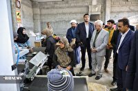 بازدید استاندار خراسان شمالی از مزارع طلای سرخ فاروج