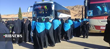 اعزام ۲۲۰ نفر از دختران دانش آموز به جنوب کشور