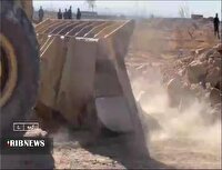 رفع تصرف ۲۱ هکتار از اراضی منطقه دهانه دلبر در گرمه