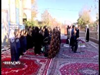 اقامه نماز طلب باران در روستای اوزن بیجه بجنورد