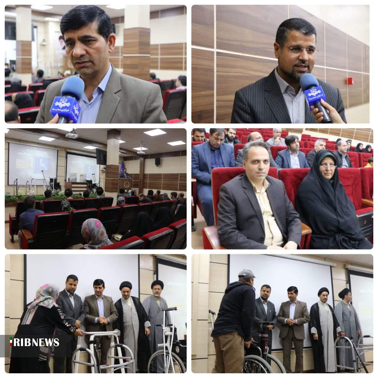 اجرای پویش مردمی مهرگردون و تأمین اقلام توان‌بخشی ویژه افراد توان‌خواه در خراسان شمالی