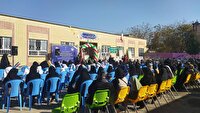 افتتاح دبستان خیرساز روستایی در نیشابور