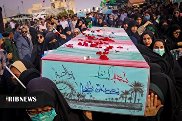 شیروانی‌ها به استقبال ۸ شهید گمنام دفاع مقدس می‌روند