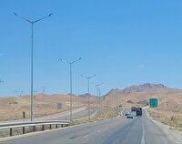 اجرای روشنایی سه راهی روم محور قائن -بیرجند