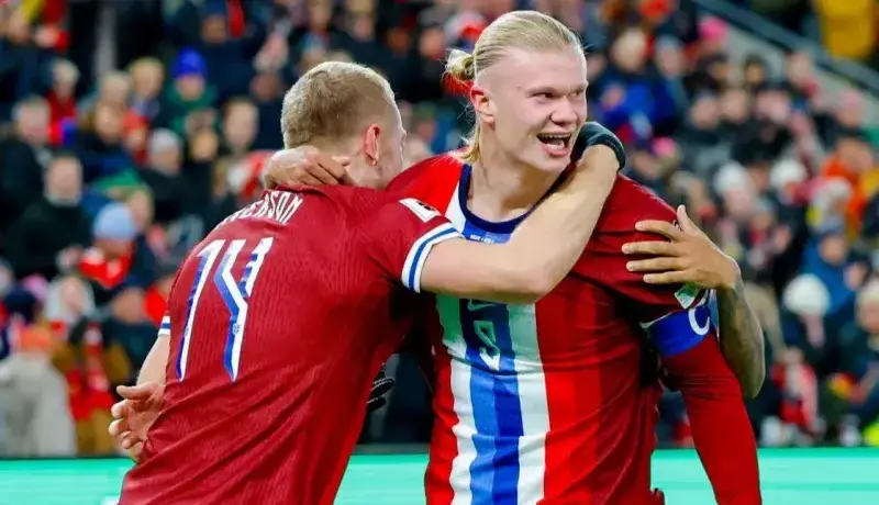 هالند و نروژ در یک میلی‌ متری جام جهانی!