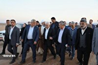 بازدید استاندار خراسان شمالی از بند خاکی عشایر میاندشت
