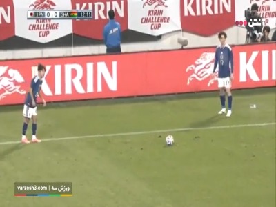 خلاصه بازی ژاپن ۲ - غنا ۰