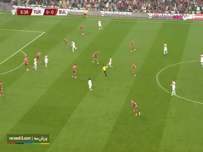 خلاصه بازی ترکیه ۲ - بلغارستان ۰