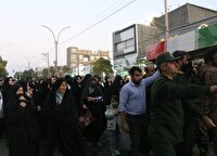 تشییع پیکر یک شهید گمنام در شهرستان مه‌ولات