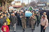 تشییع پیکر یک شهید گمنام در فریمان