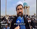 اقامه نماز طلب رحمت الهی در فاروج