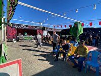 برپایی نمایشگاه فاطمیه در روستای سرهنگ بخش رخ تربت حیدریه