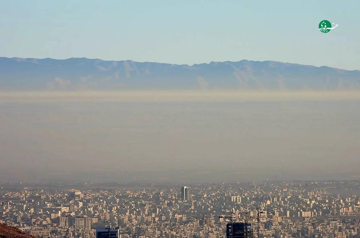 تصویری عجیب از آلودگی هوای شهر مشهد