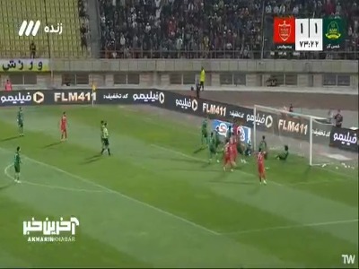 تلاش مدافعان نتیجه نداشت؛ گل دوم پرسپولیس به شمس آذر توسط ارونوف